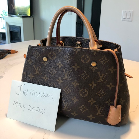 SOLD** AUTHENTIC LOUIS VUITTON MONTAIGNE BB - Picture 1 of 8